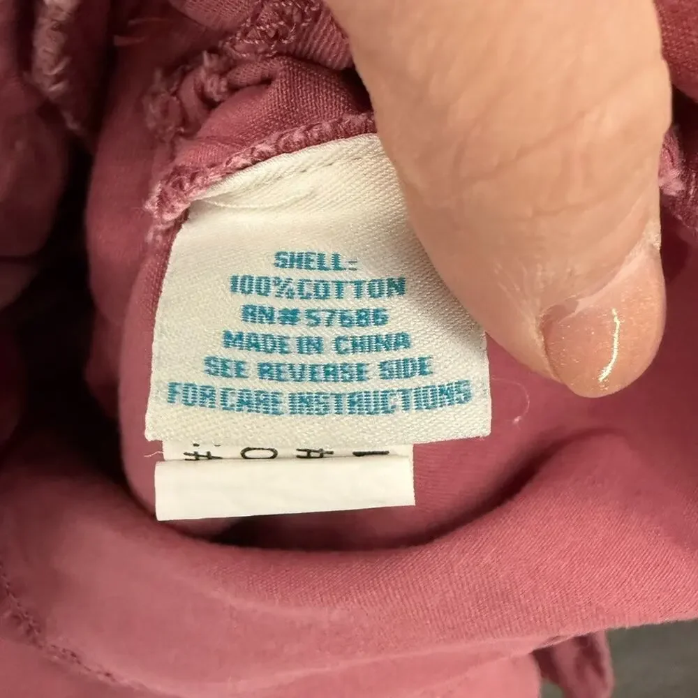 C&C California Girls Anorak Jacket Sz 4T Pink Canvas Hooded Lightweight Utility